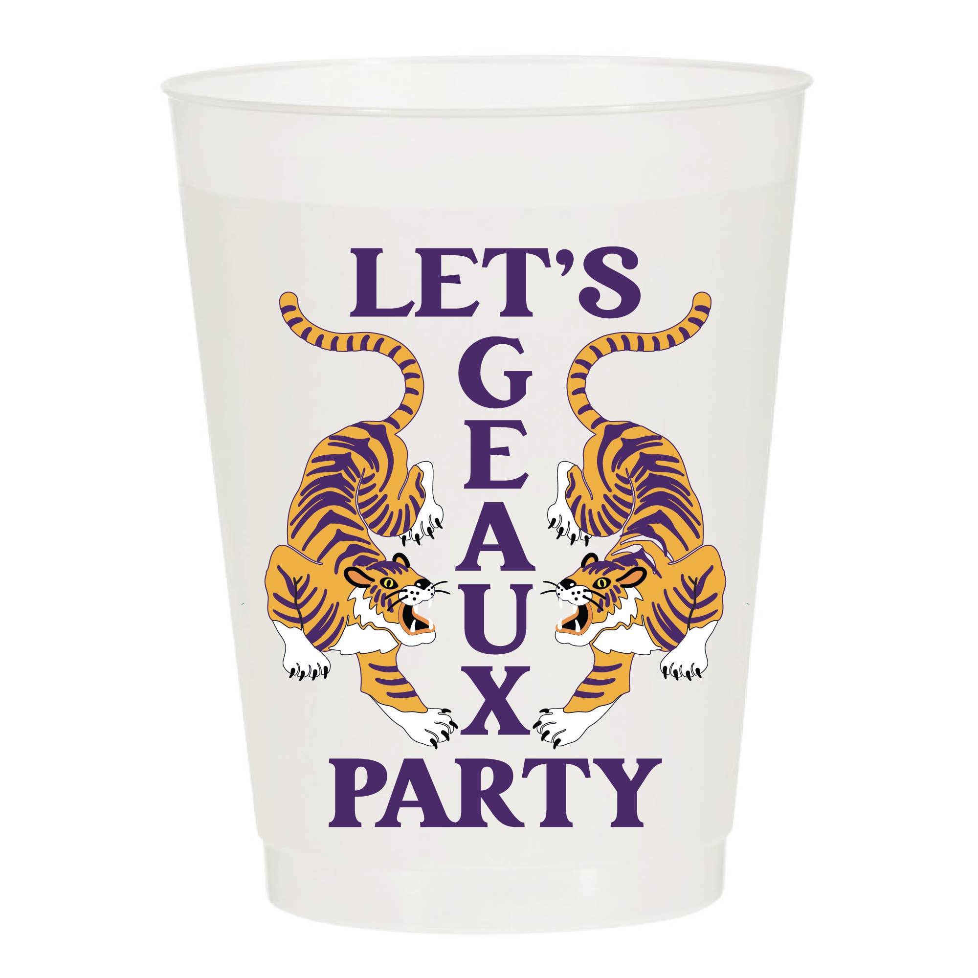 Let's Geaux Party Cups (10 Pk)