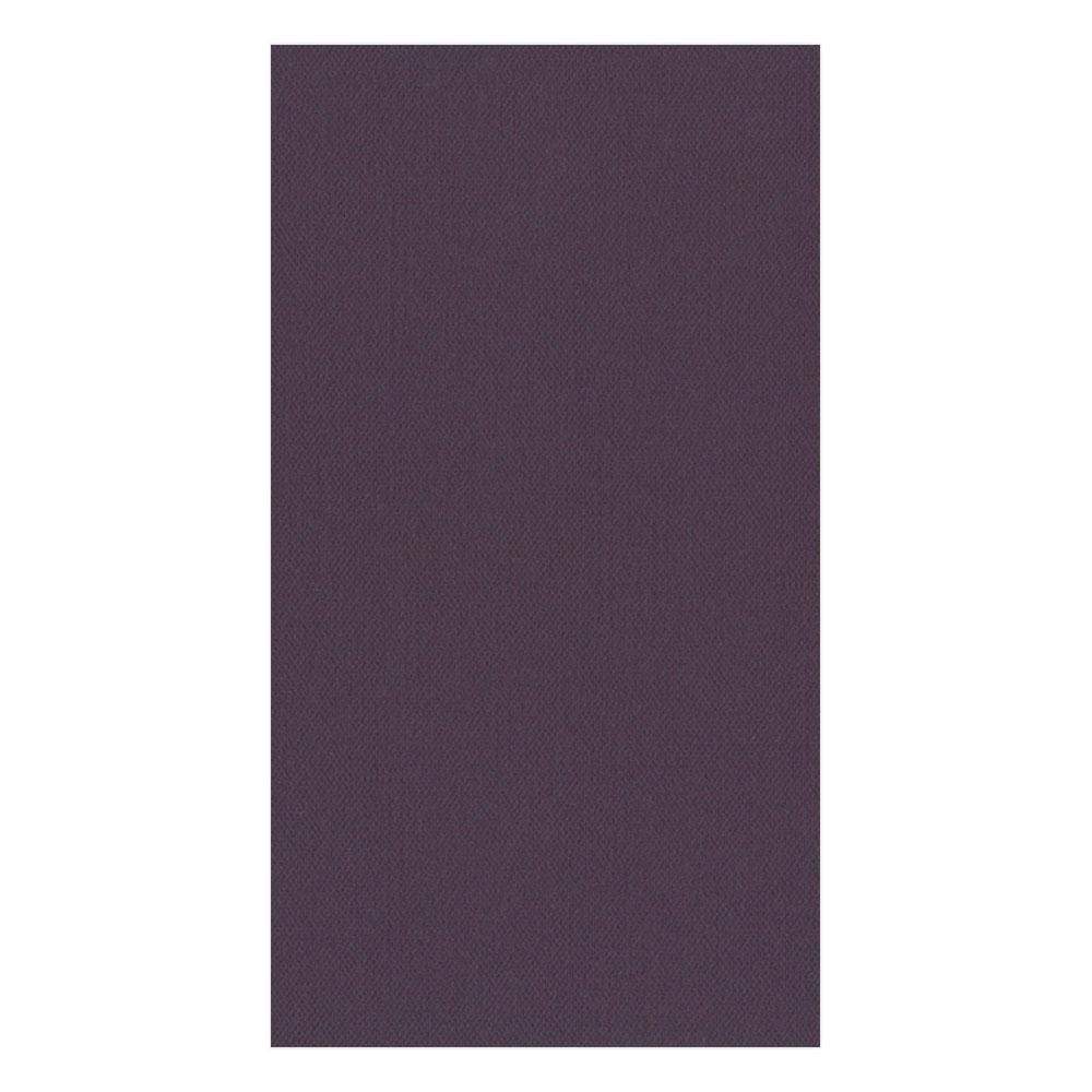Paper Linen Solid Guest Towel Napkins in Aubergine - 12 Per Package