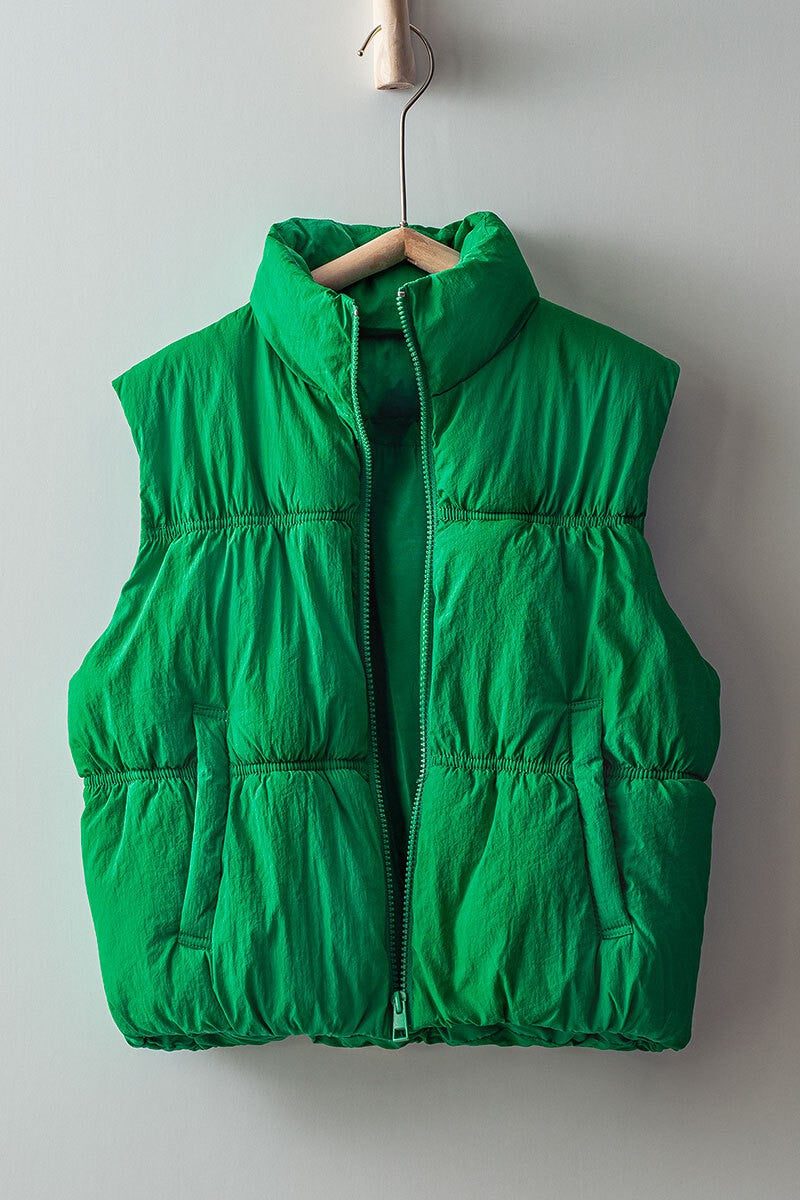 Quilted Puffer Vest (FINAL SALE)