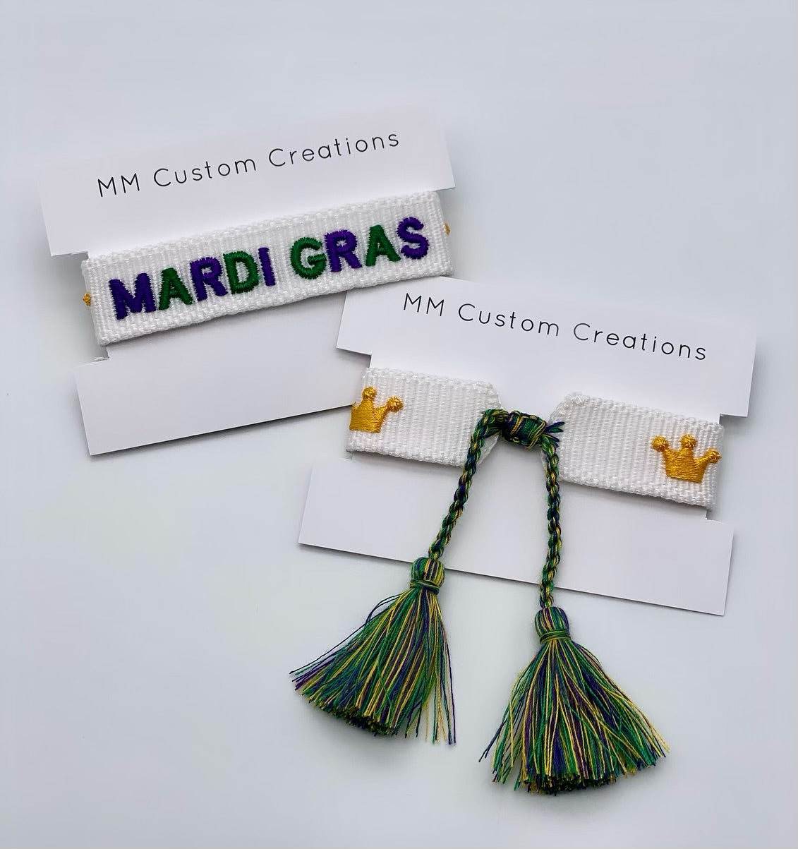 Mardi Gras Tassel Bracelet