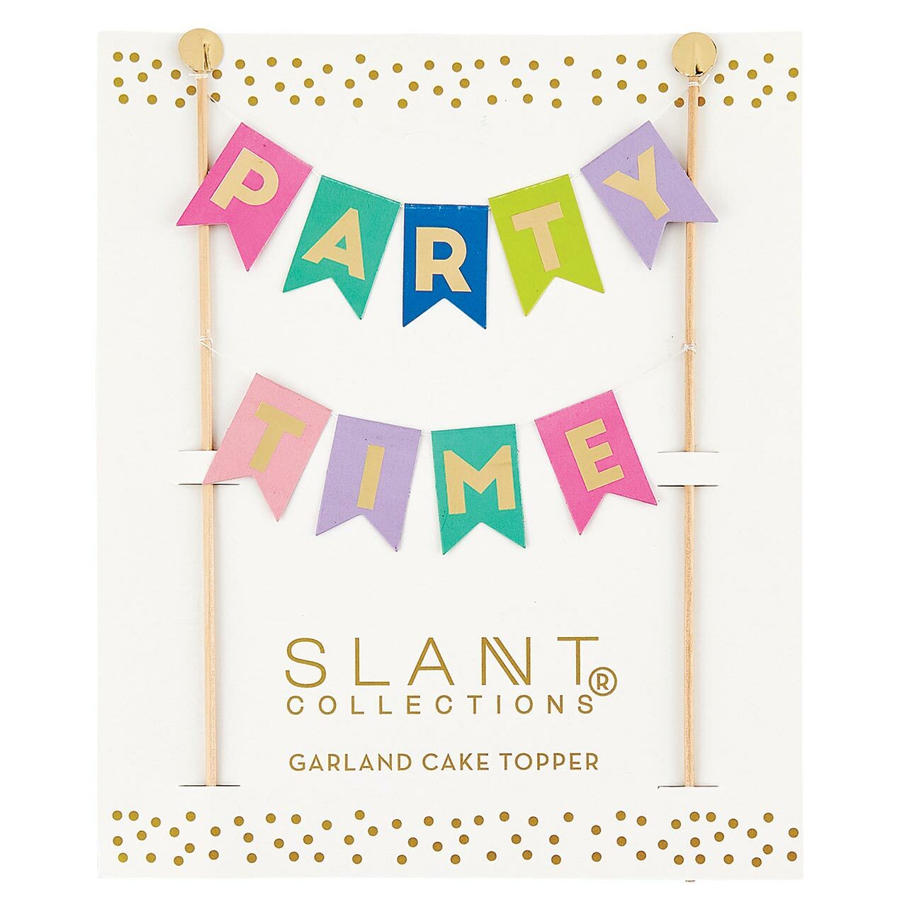 GARLAND CAKE TOPPER - PARTY