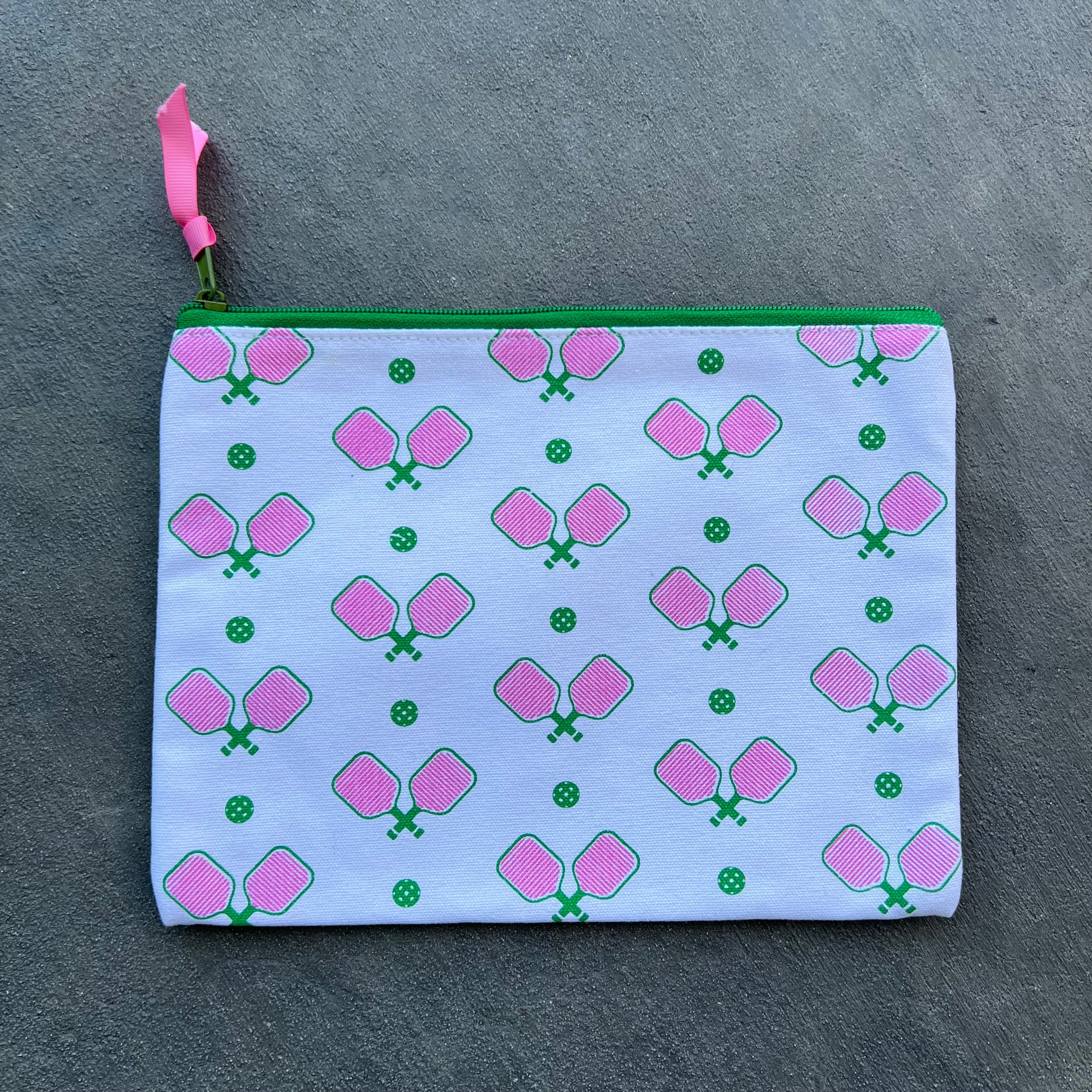 Large Pink Pickleball Pouch