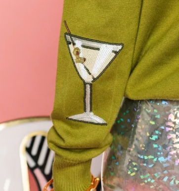 Martini Queen Sweater (FINAL SALE)
