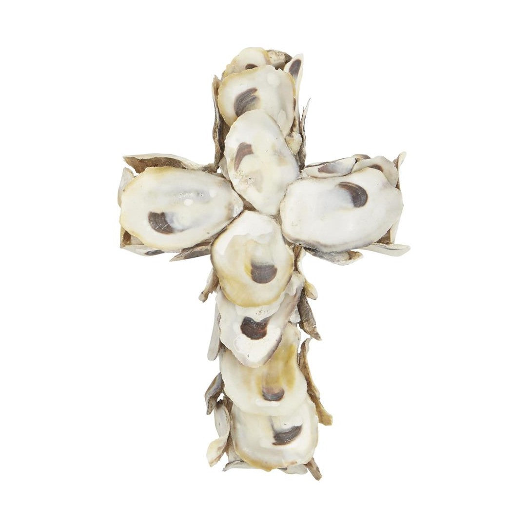 Oyster Shell Small Cross