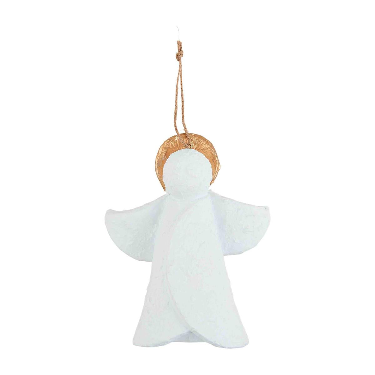 Paper Mache Angel Ornament