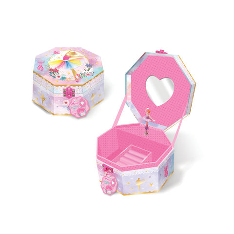 Musical Jewelry Box with Figurine, Ballerina Beauty