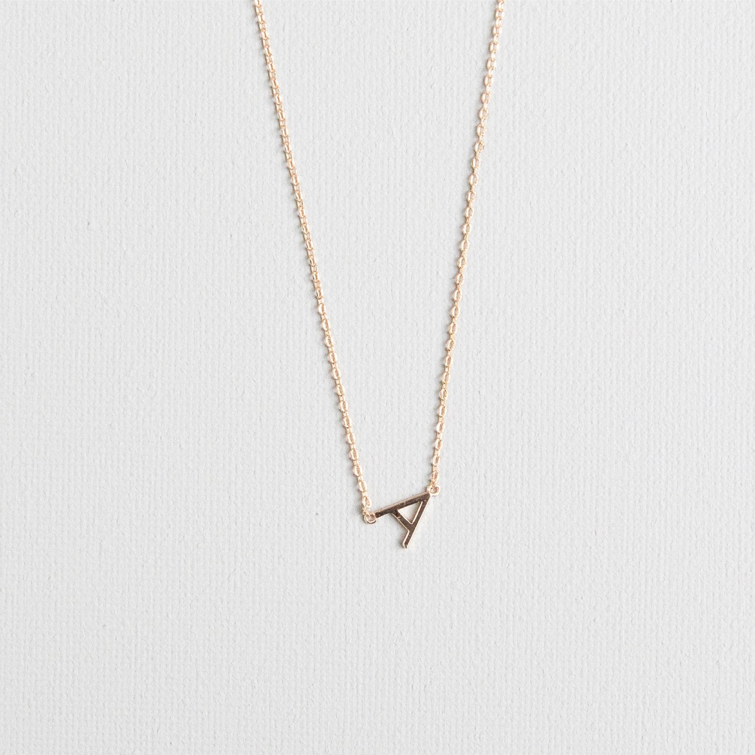 Gold Initial Necklace (FINAL SALE)