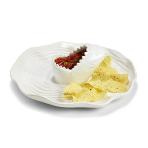 Great White Chip and Dip Bowl