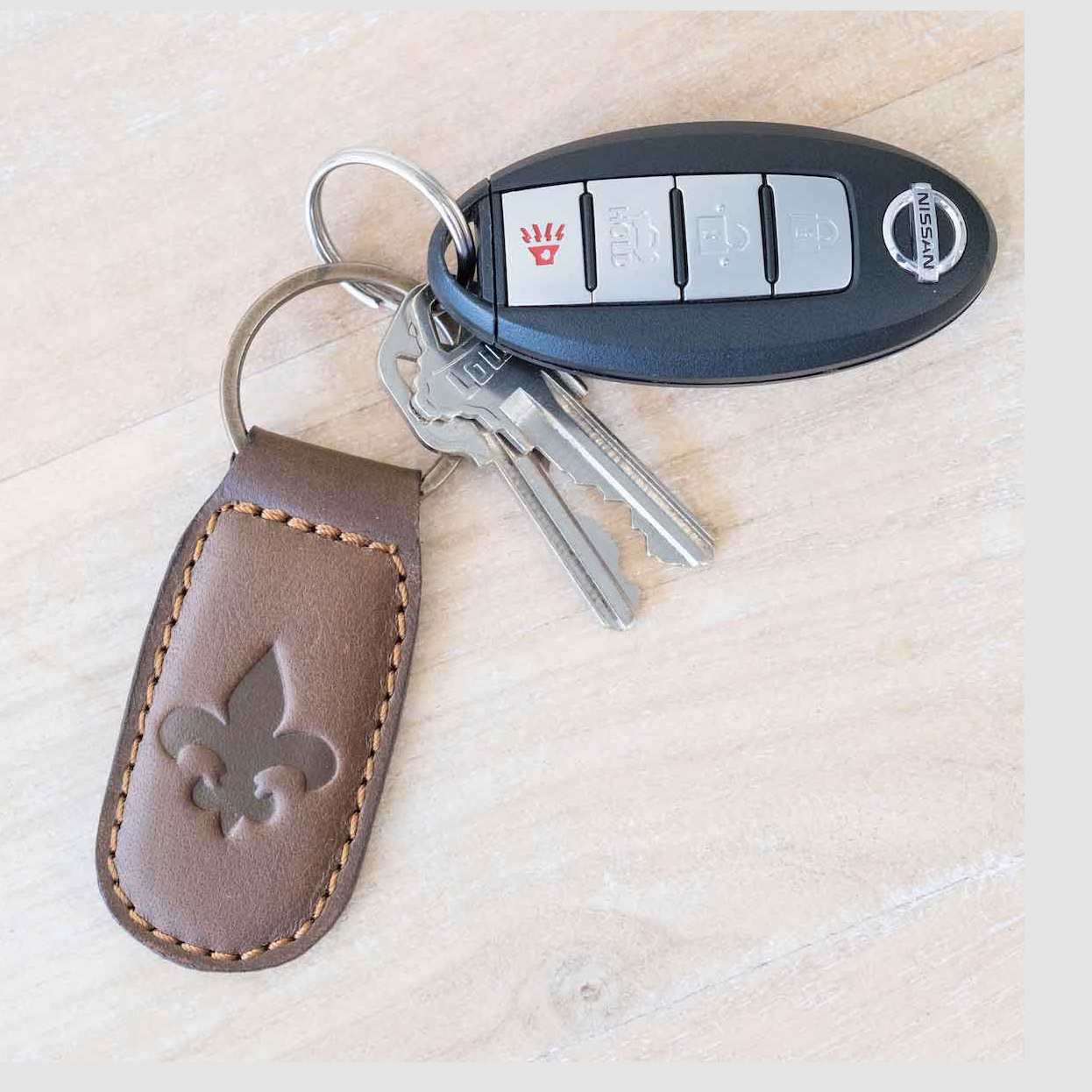 Leather Keychain