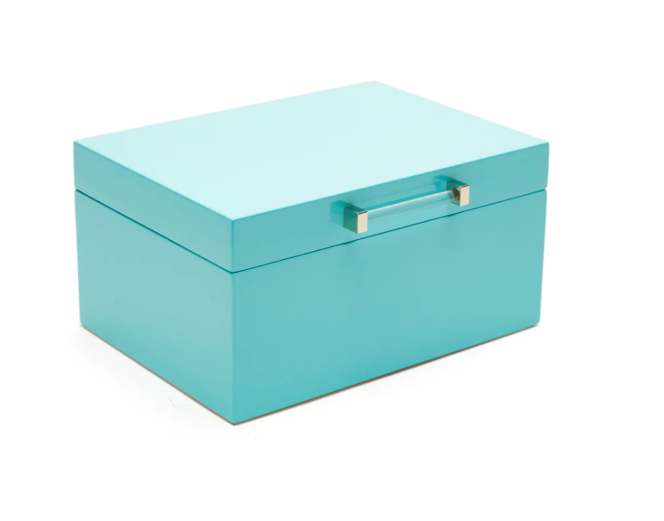 Small Baby Blue KENDALL JEWELRY BOX