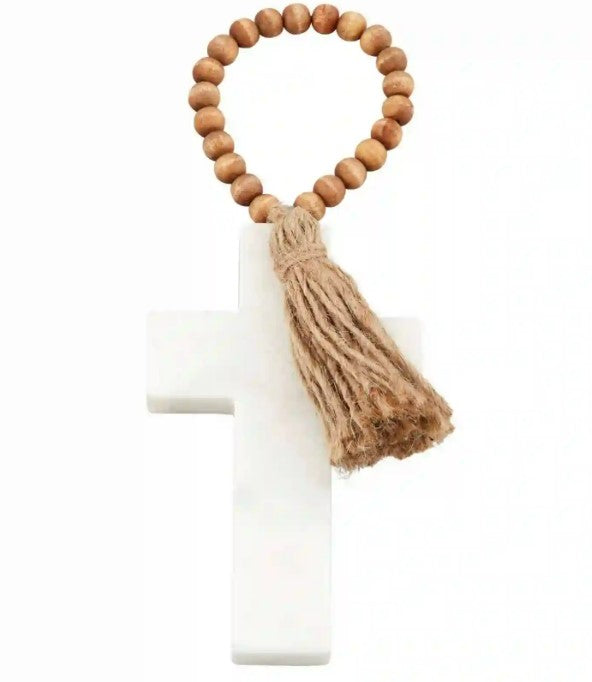 Wood Marble Orn (FINAL SALE)