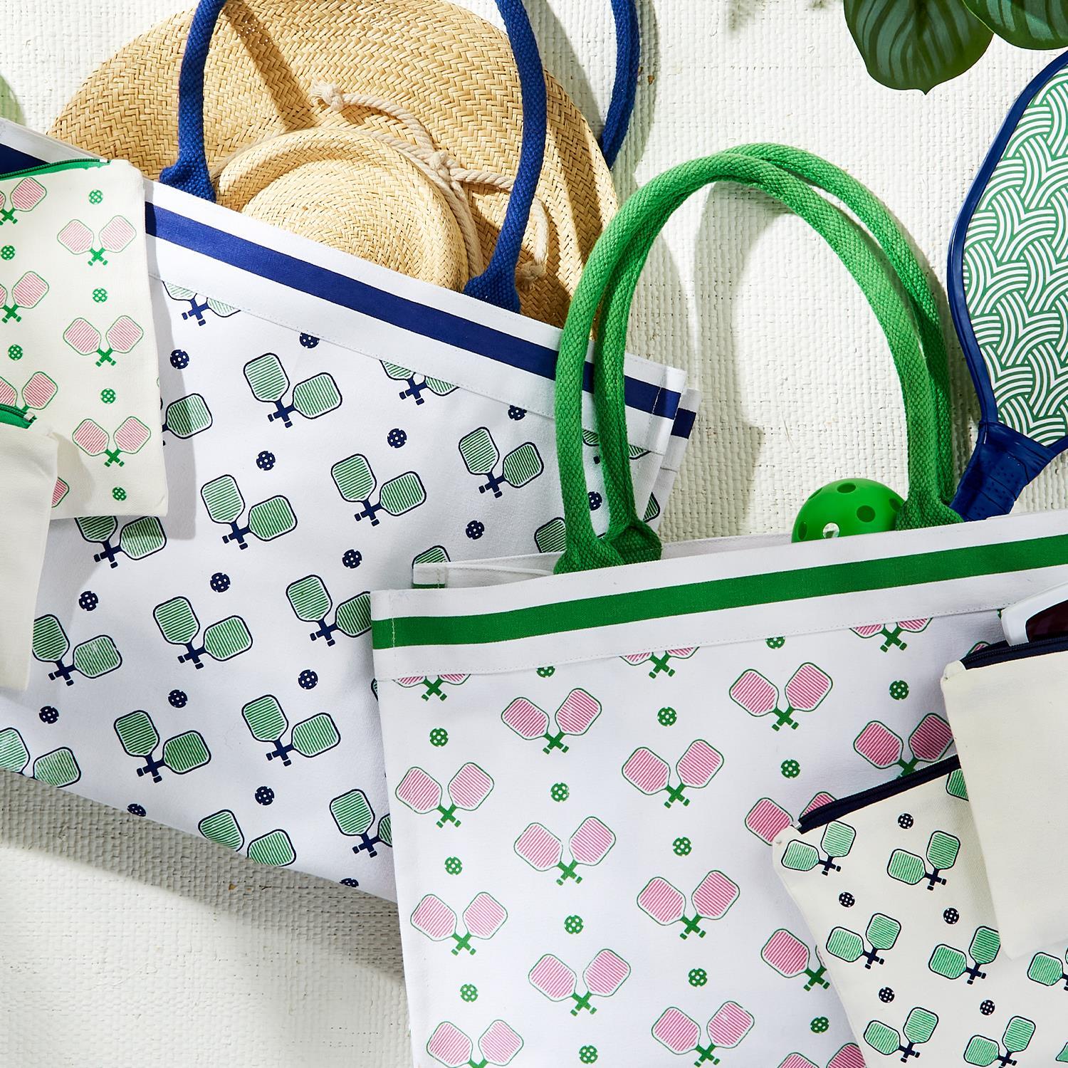 Green Pickleball Tote