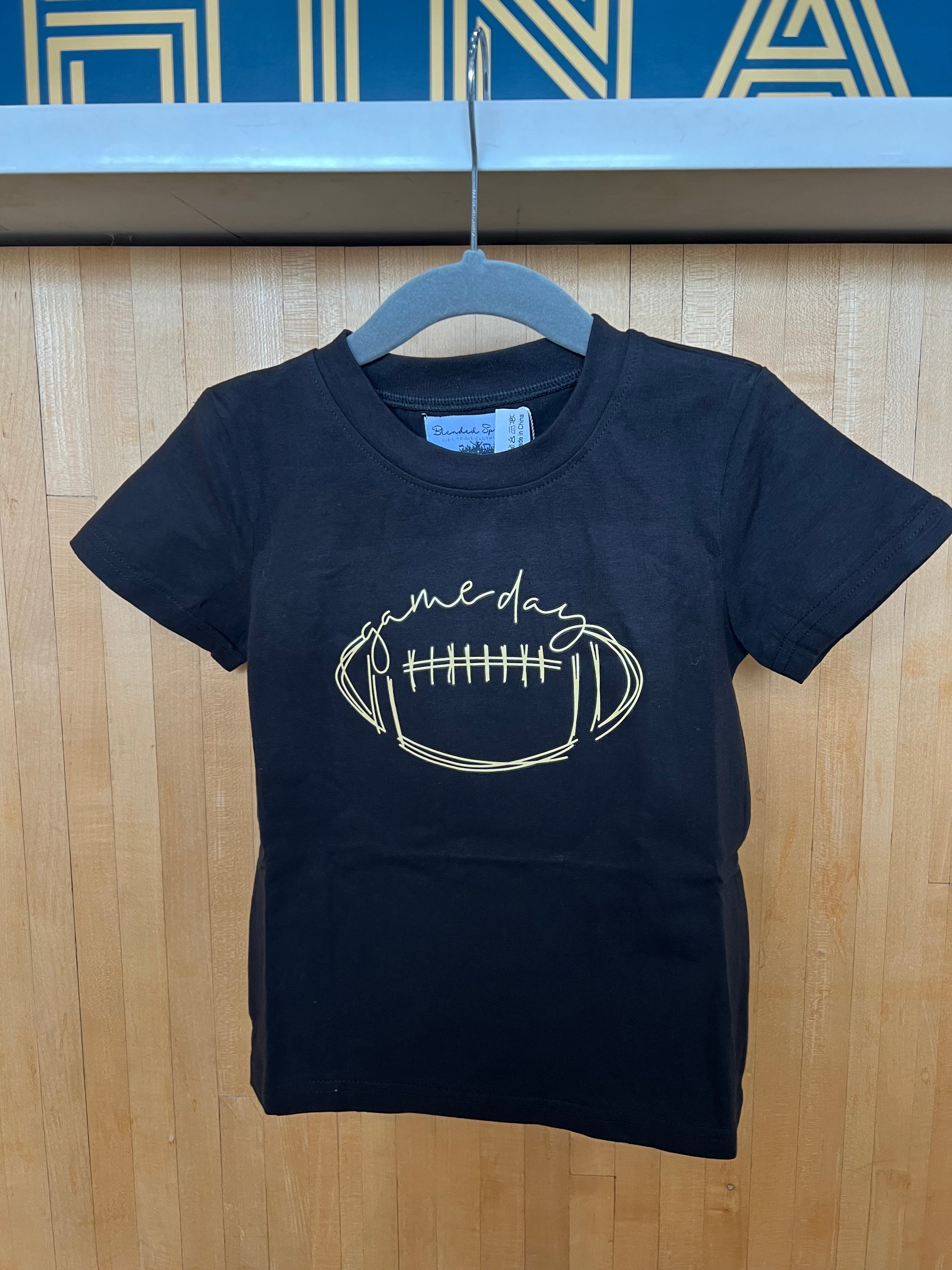 Game Day Black Tee