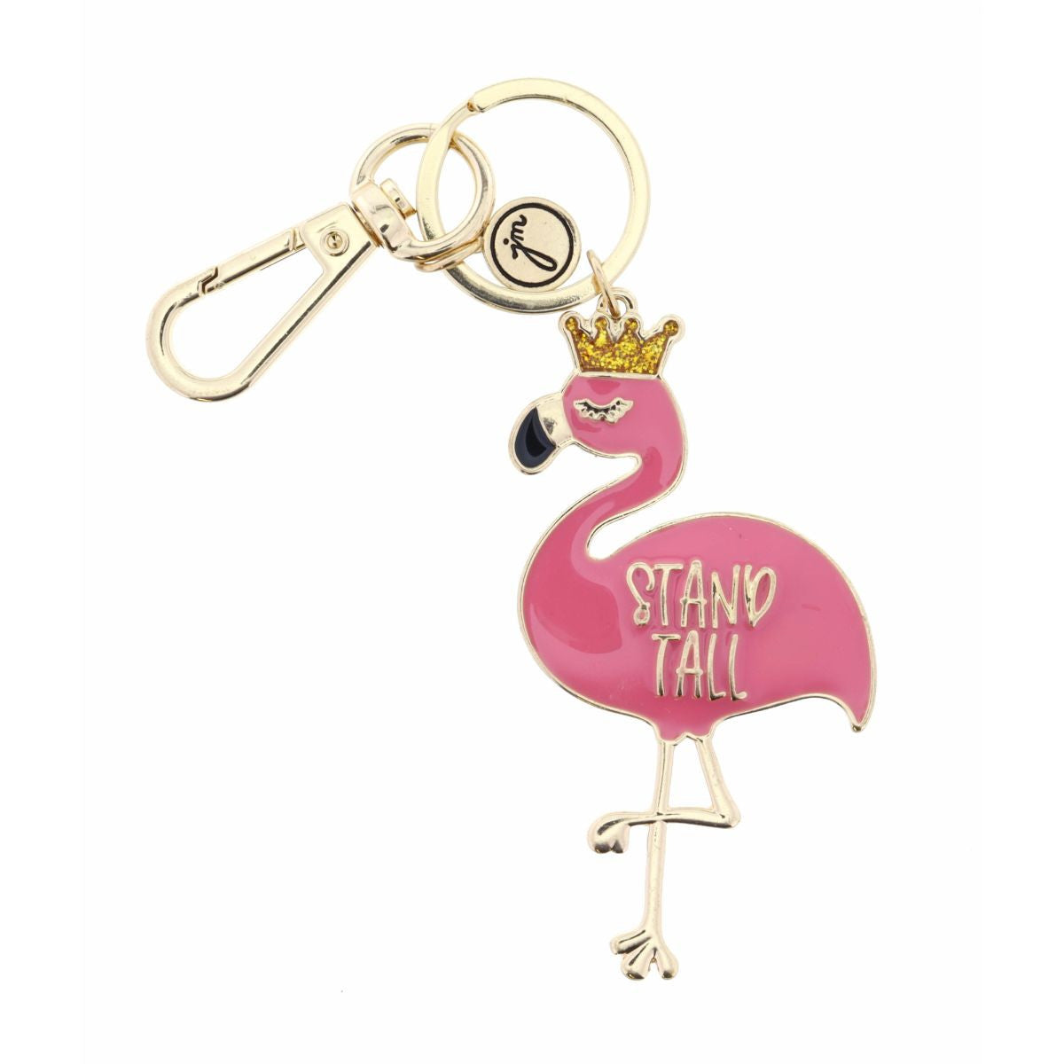 Kids Stand Tall Flamingo Keychain