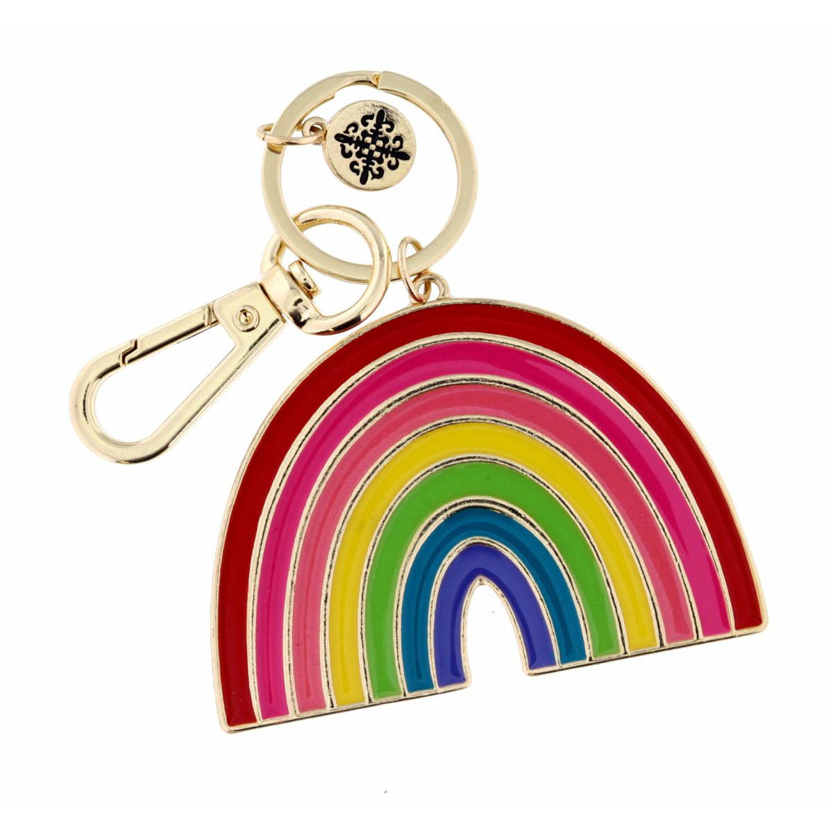 Kids Rainbow Enamel Keychain