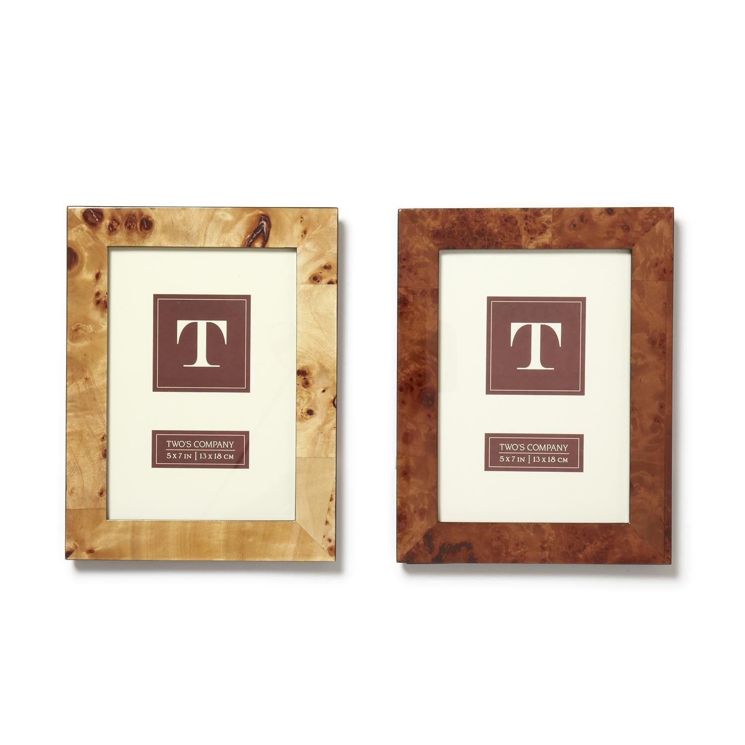 Burled Wood Frame