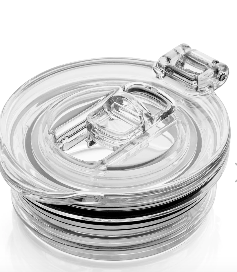 Flute Straw Lid Clear