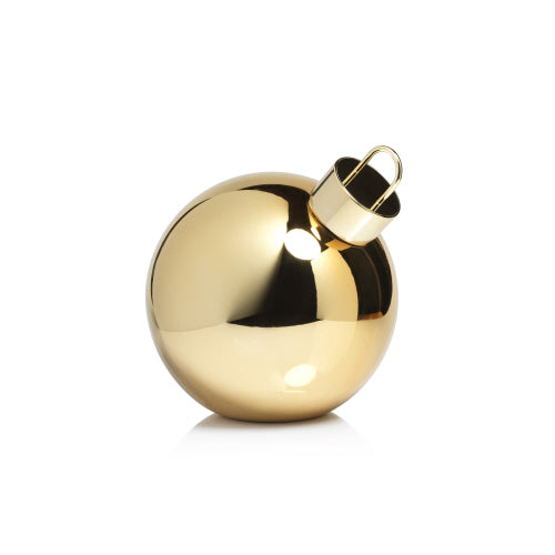 Gold Oversized Glass Ornament