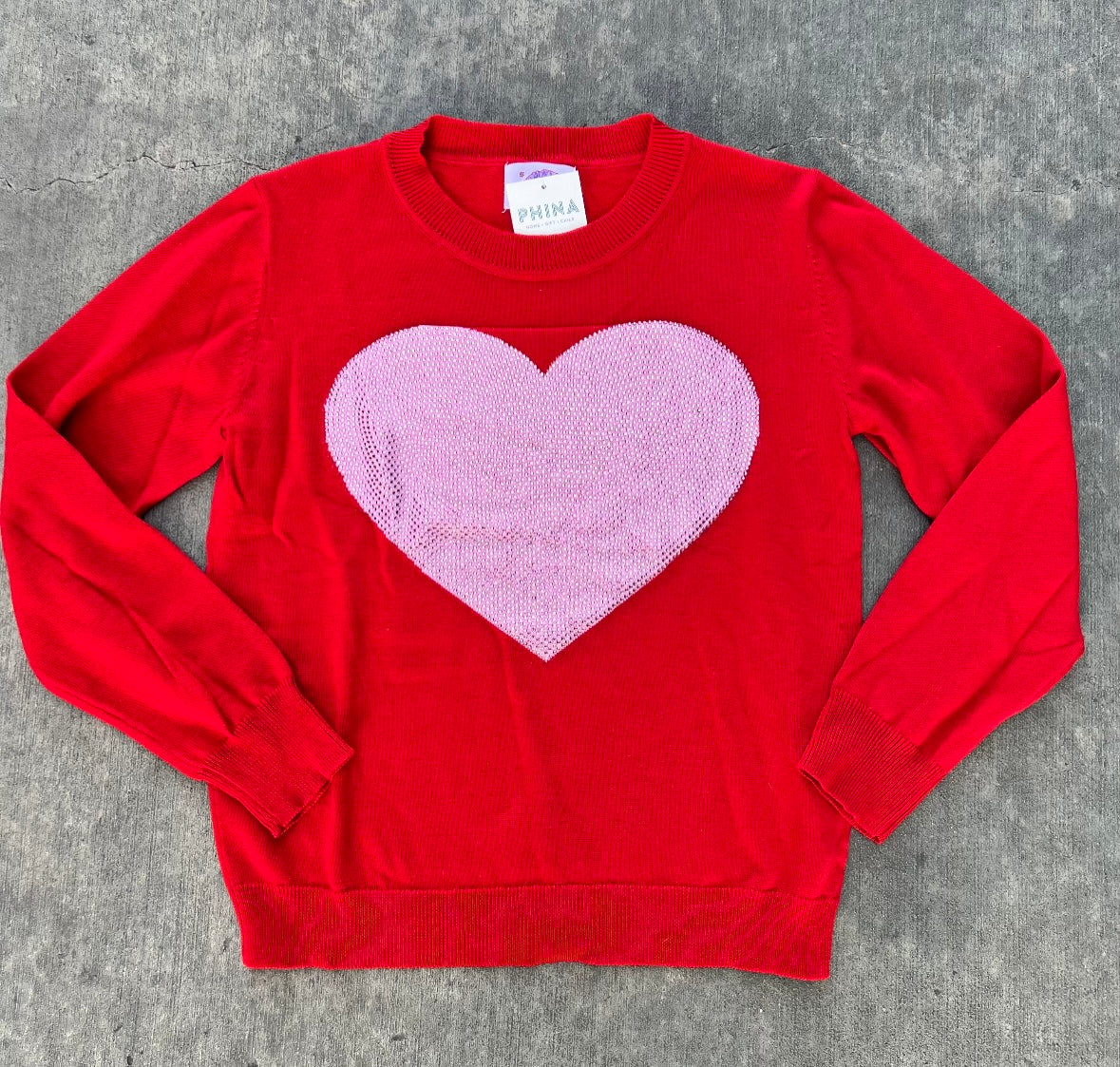 Heart Sweater Sparkle - M