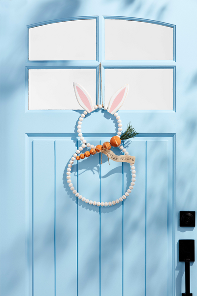 Beaded Bunny Door Hanger