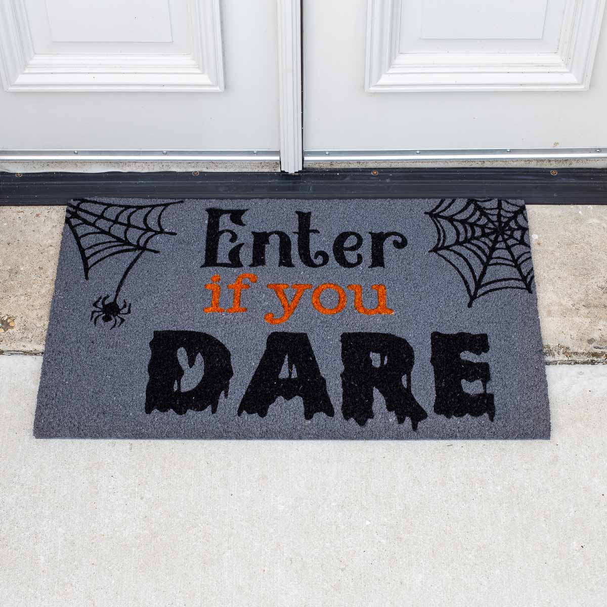 Enter If You Dare Coir Doormat