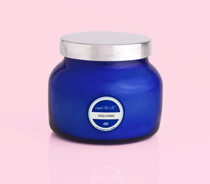 Volcano Blue Petite Jar, 8oz