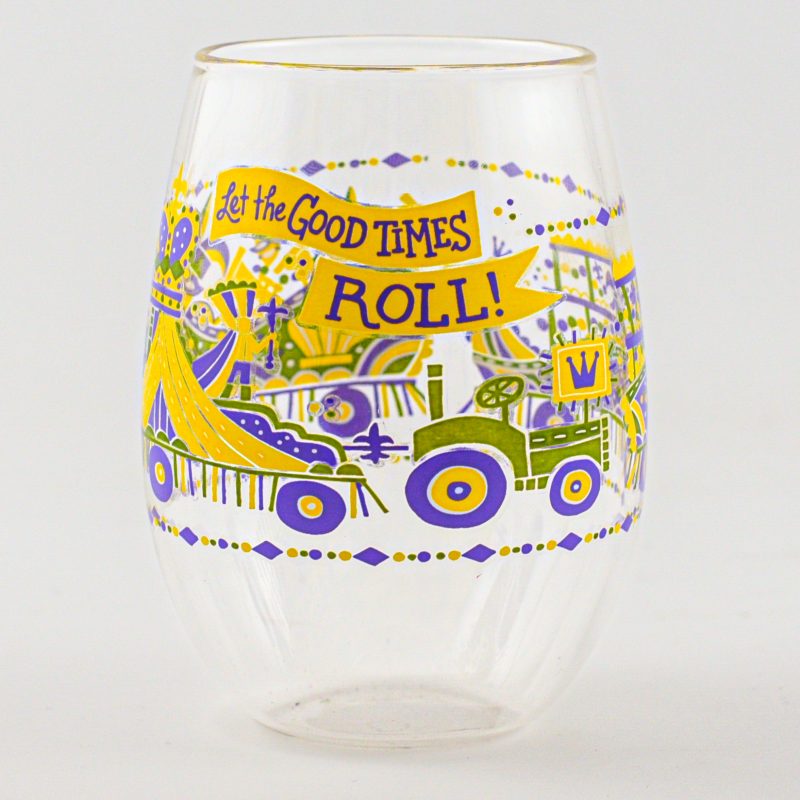 Let the Good Times Roll Stemless Glass