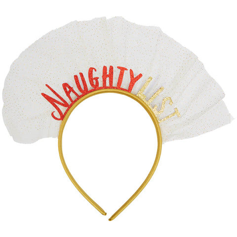 Christmas Headband - Naughty or Nice