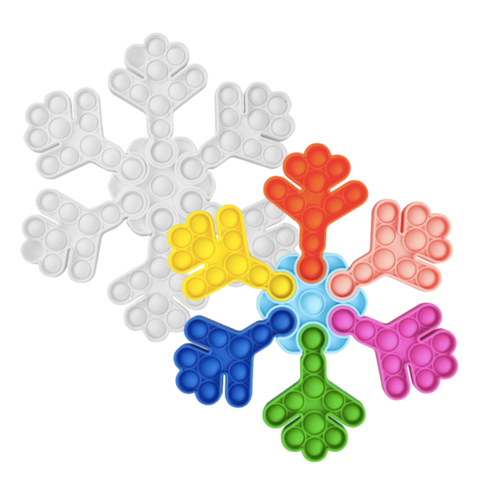 Snowflake Pop It (Multiple Colors) (FINAL SALE)
