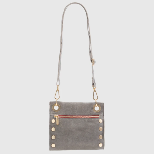 Tony Purse in Pewter with Red Zipper by Hammitt (Multiple Sizes)