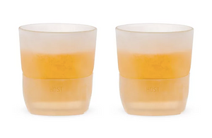 Glass Freeze Whiskey Glasses (Set of 2)