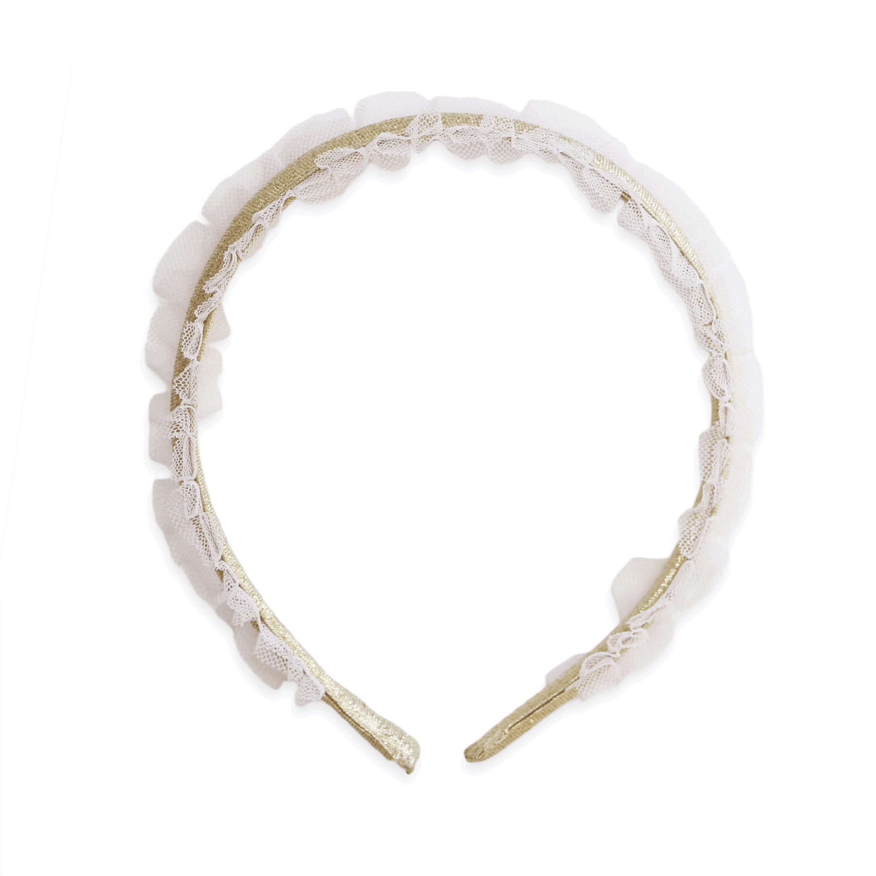 Swan Headband- Gold and White