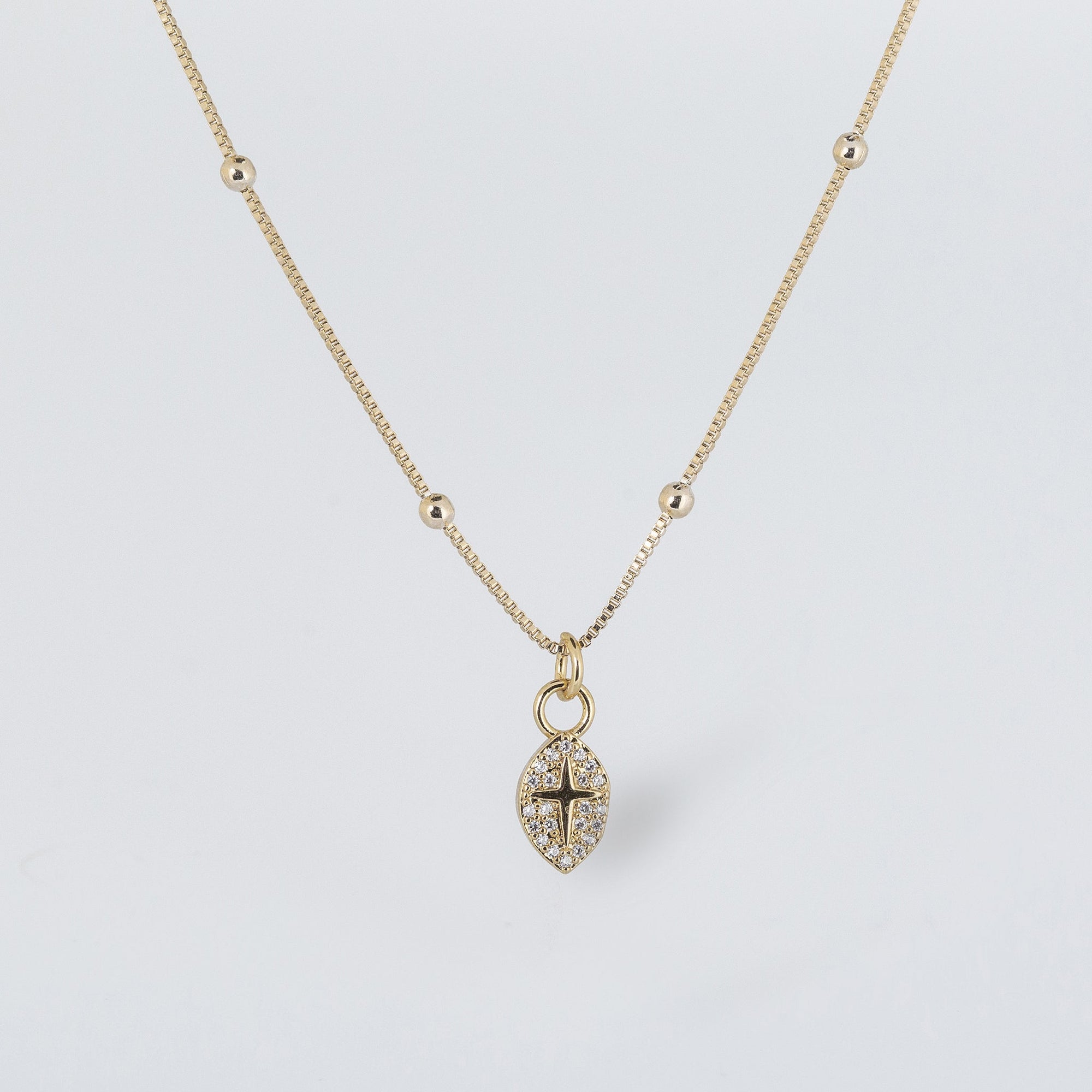 Dainty Marquee Cross Necklace