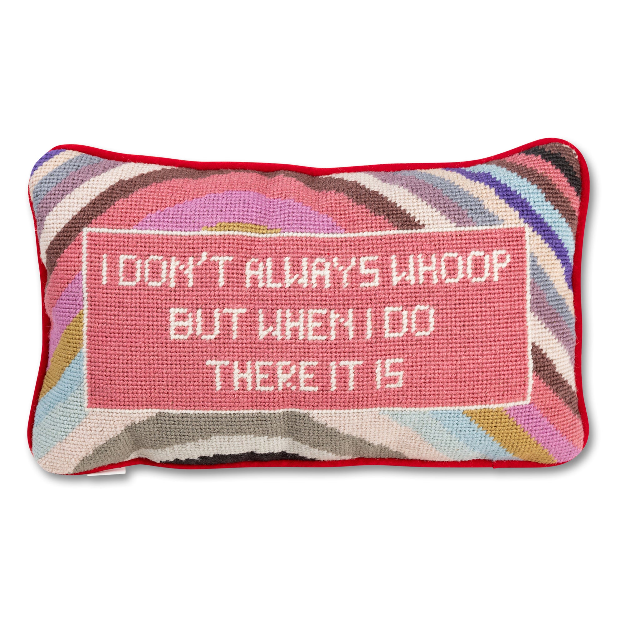 Needlepoint Pillow - Whoop There It Is