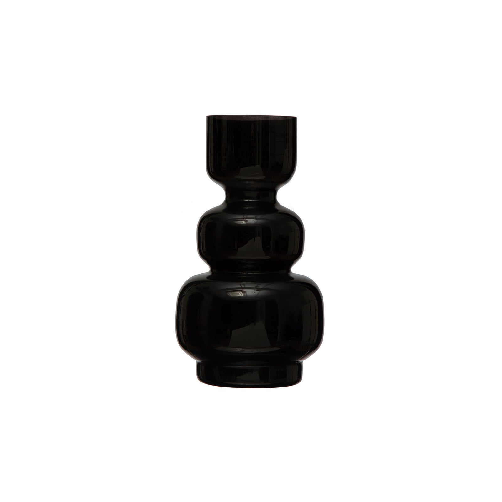 Black Glass Vase