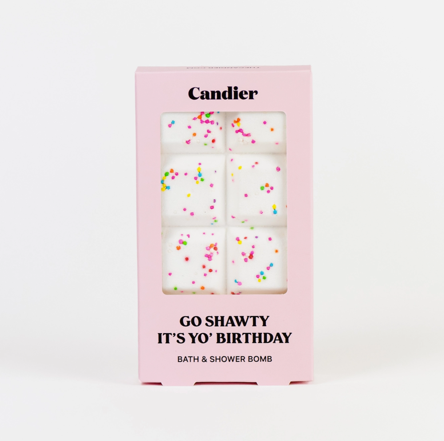 Go Shawty It's Yo' Birthday Cake Candle (White Multi)