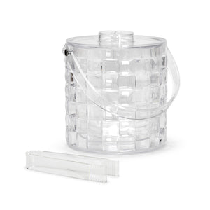 Cubed Ice Bucket with Tongs