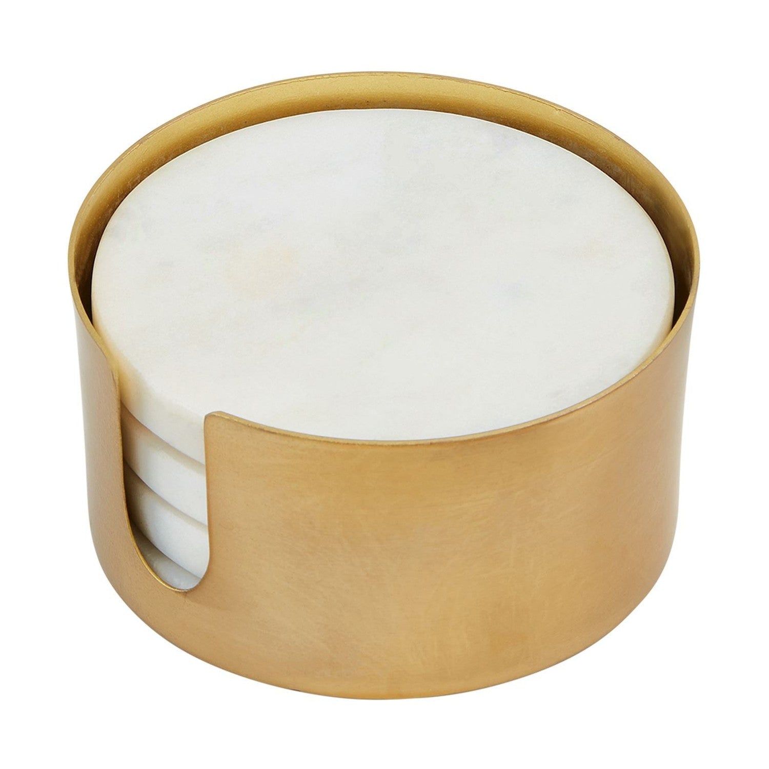Brass Caddy Coasters