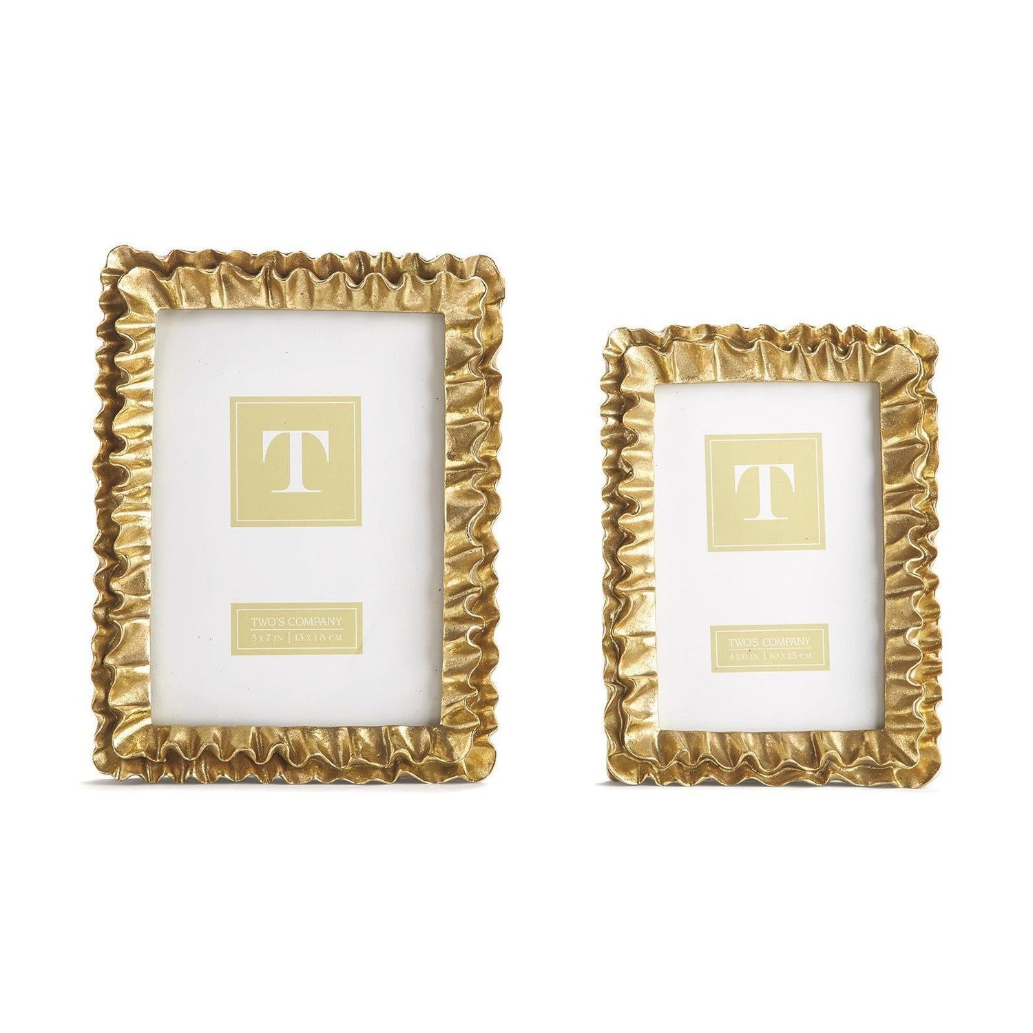 Gold Ruffle Frame