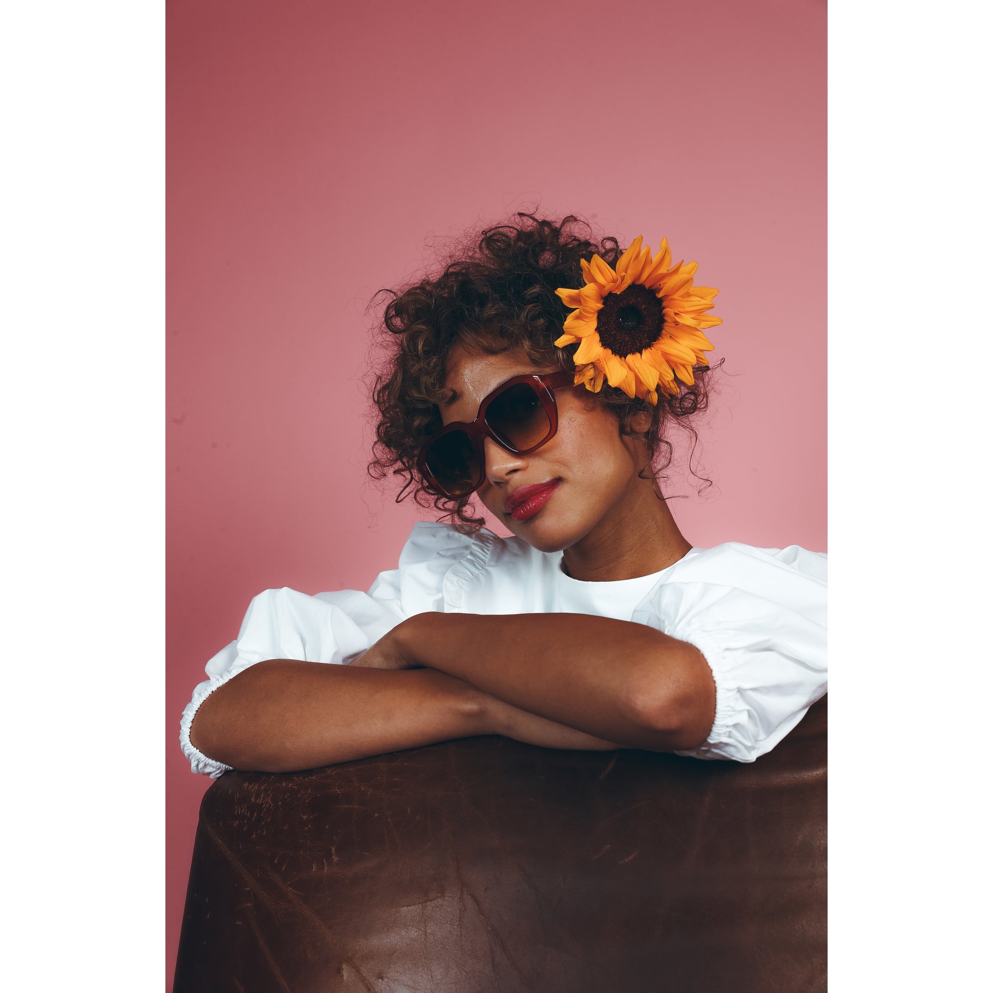 JOLENE LIMITED EDITION SUNGLASSES - RUST