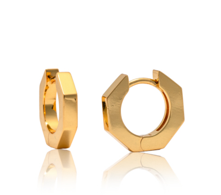 Share 239+ hexagon hoop earrings latest
