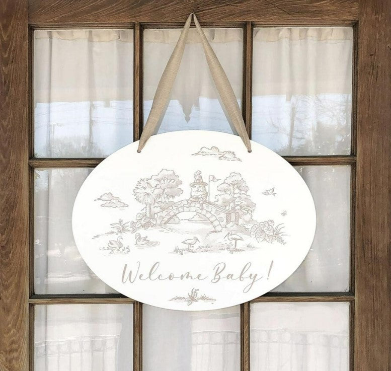 Welcome Baby Door Hanger