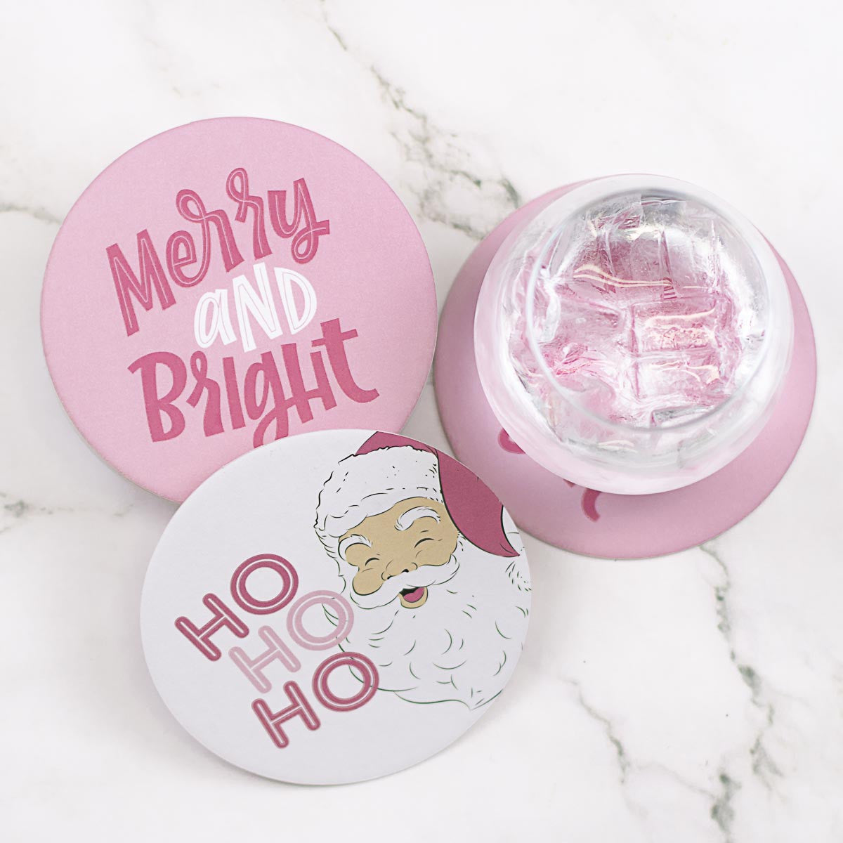 HoHoHo Santa Coasters