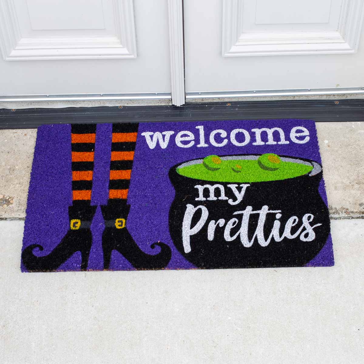 Welcome My Pretties Coir Doormat