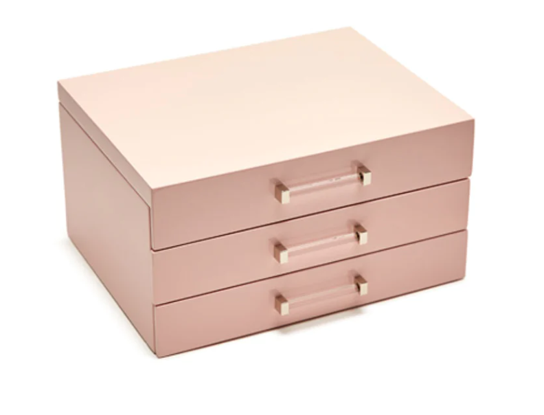 Kendall Jewelry Box, Large Pink