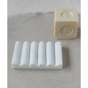 Marble Soap Holder 5.25"L x 3.75"W