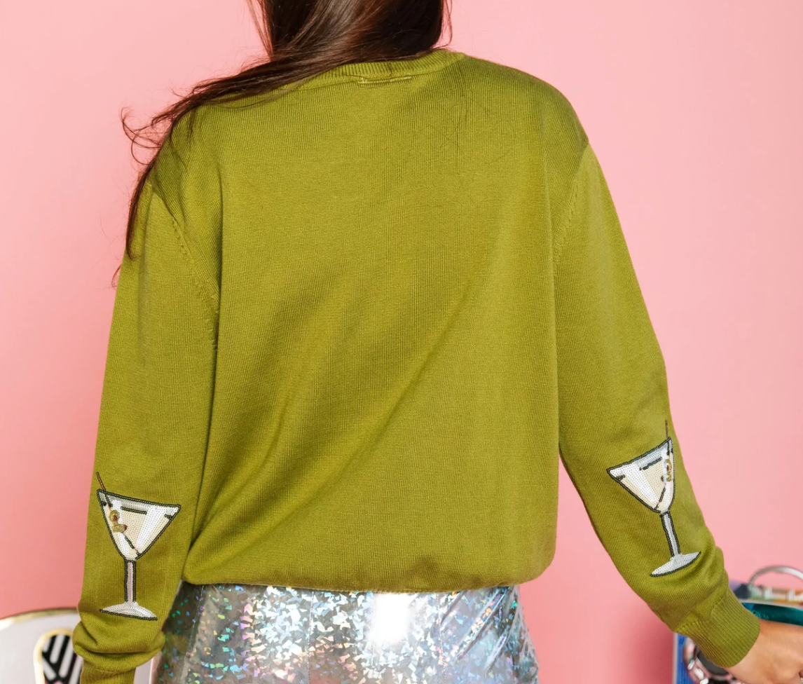 Martini Queen Sweater (FINAL SALE)