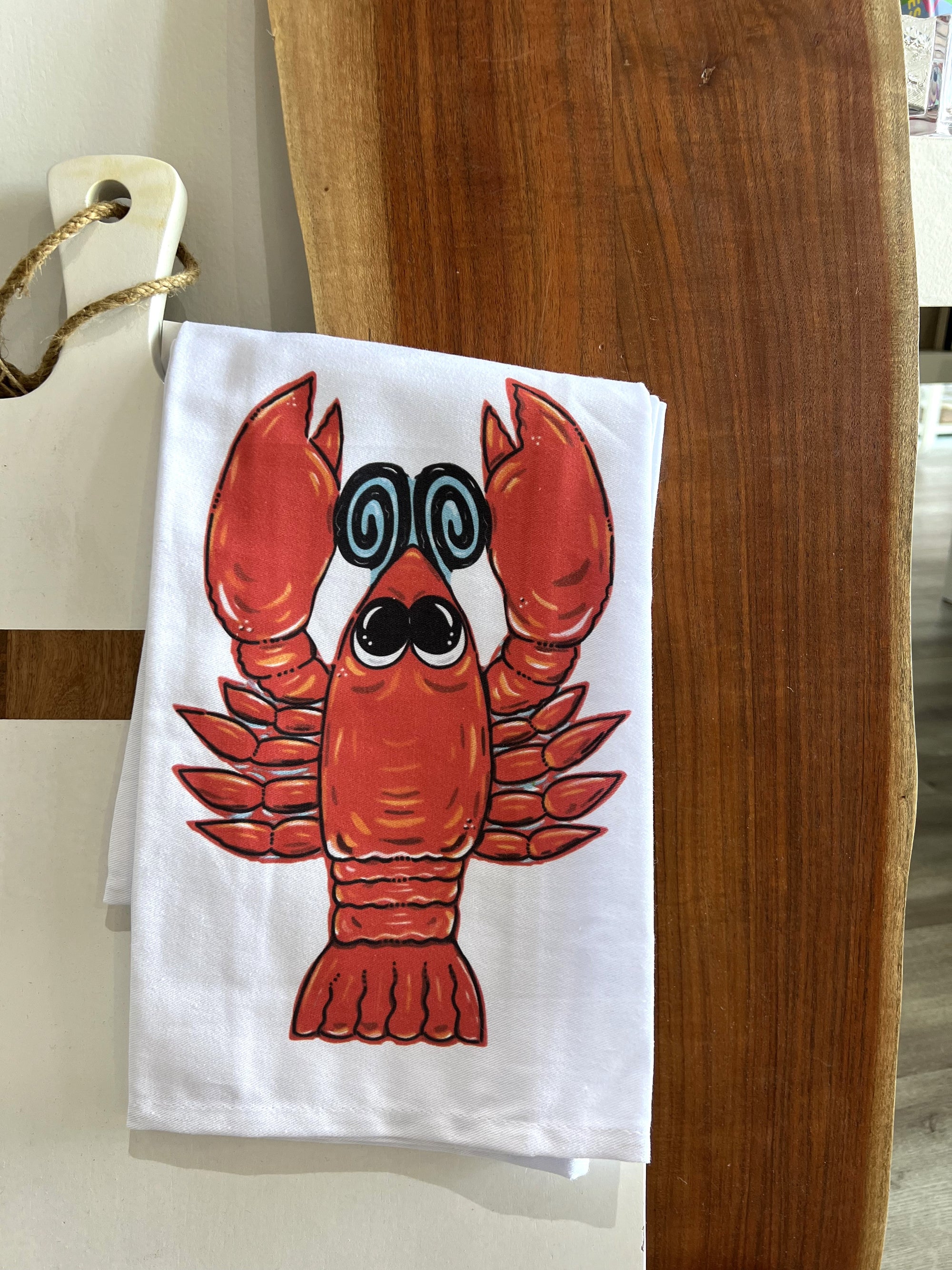 Crawfish Tea Towel