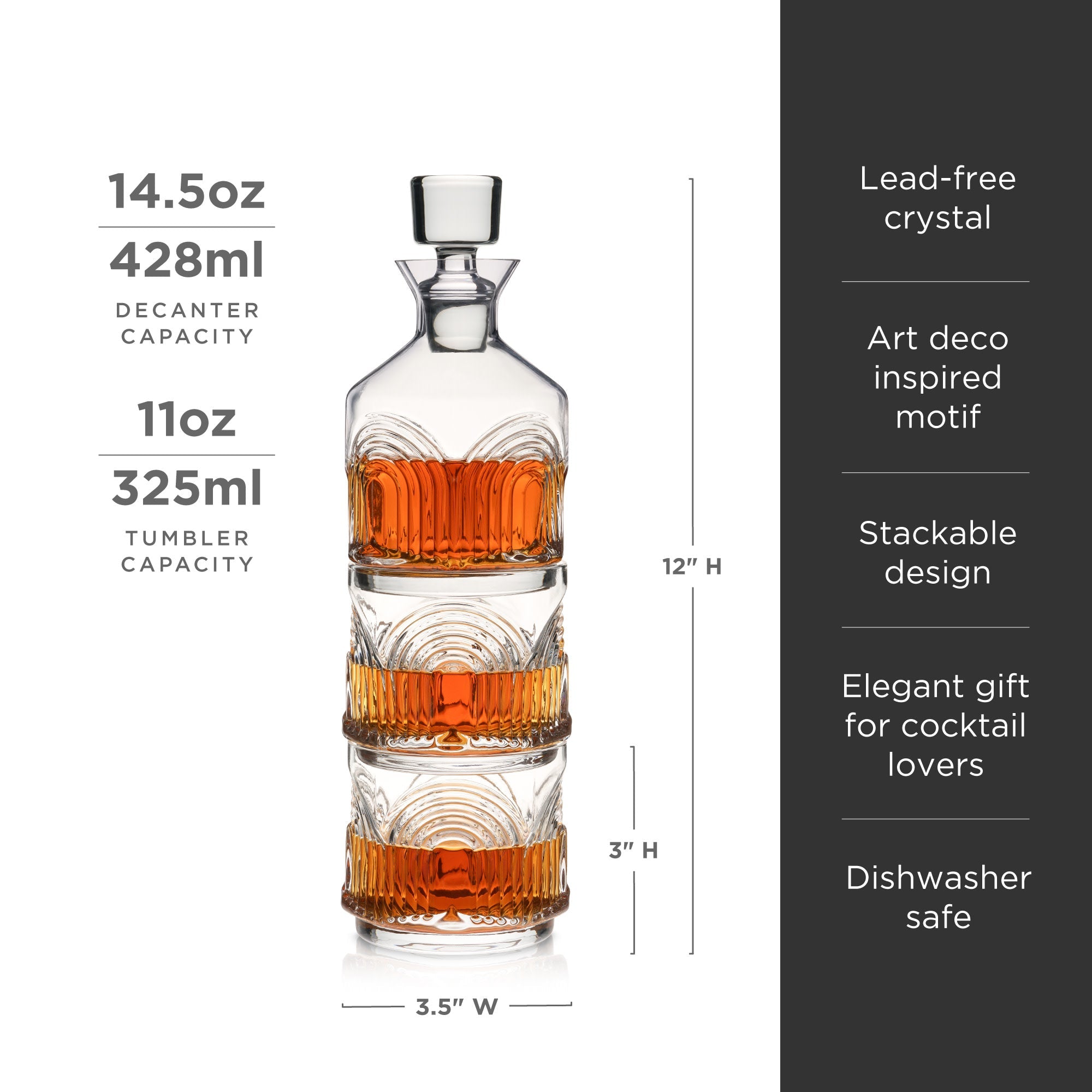 Beau Stacking Decanter