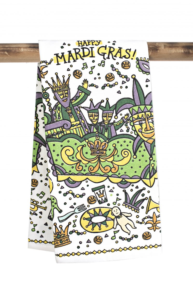 Mardi Gras Float Towel